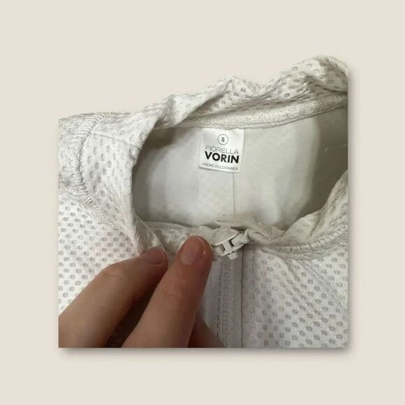 Fiorella Volin Pavones White Zip Up One-Piece Size Small - Picture 6 of 6